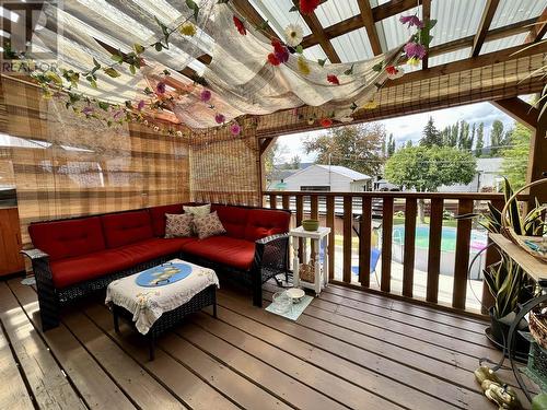 1035 Pigeon Avenue, Williams Lake, BC - Outdoor With Deck Patio Veranda With Exterior