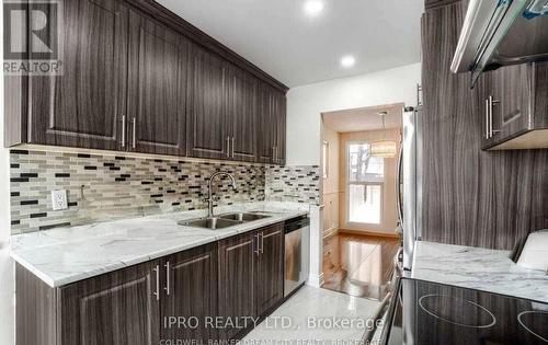 416 Hansen Road N, Brampton, ON - Indoor Photo Showing Kitchen With Double Sink