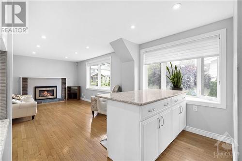 15 Hobbs Avenue, Ottawa, ON - Indoor Photo Showing Living Room With Fireplace