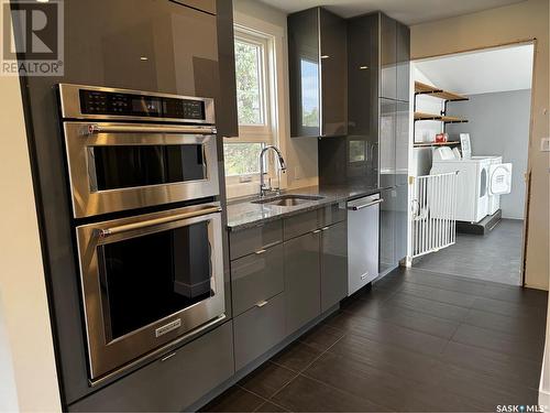 306 Torbay Street, Torquay, SK - Indoor Photo Showing Kitchen With Stainless Steel Kitchen