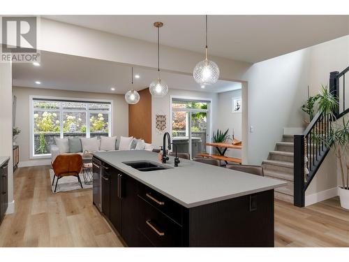 3341 Hawks Crescent, West Kelowna, BC - Indoor Photo Showing Kitchen With Double Sink