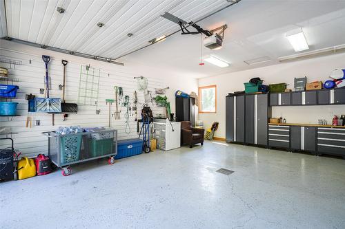 10 Candide Drive, Lumby, BC - Indoor Photo Showing Garage