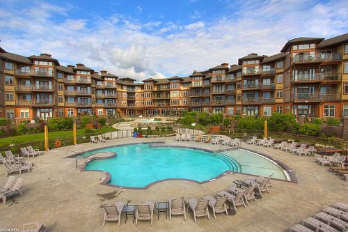 342-4205 Gellatly Road, West Kelowna, BC - Outdoor With In Ground Pool With Balcony