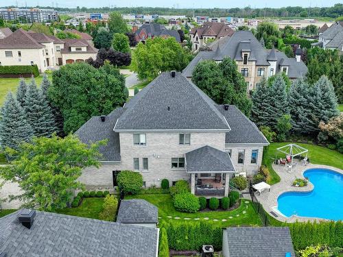 Photo aÃ©rienne - 7630 Rue De Liverpool, Brossard, QC - Outdoor With In Ground Pool