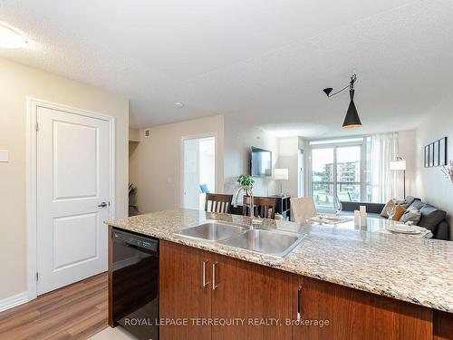 503-80 Esther Lorrie Dr, Toronto, ON - Indoor Photo Showing Kitchen With Double Sink