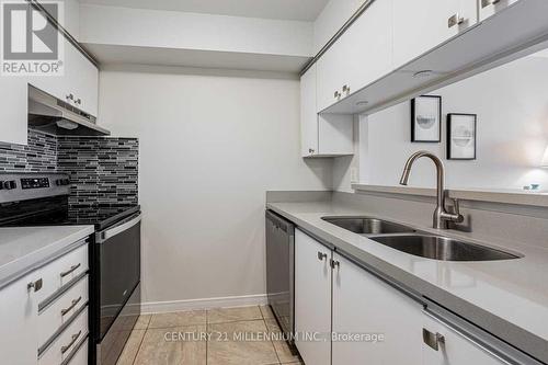 809 - 3 Hickory Tree Road, Toronto (Weston), ON - Indoor Photo Showing Kitchen With Double Sink