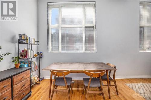 297 Dupuis Street Unit#107, Ottawa, ON - Indoor Photo Showing Dining Room