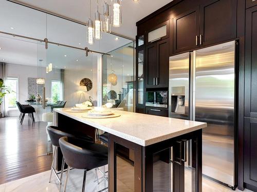 Kitchen - 3640 Rue Orléans, Brossard, QC - Indoor Photo Showing Kitchen With Upgraded Kitchen