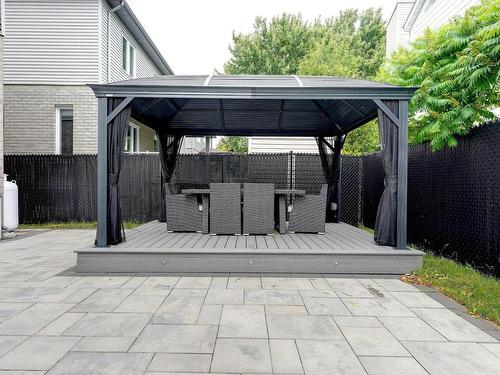 Backyard - 3640 Rue Orléans, Brossard, QC - Outdoor With Deck Patio Veranda With Exterior