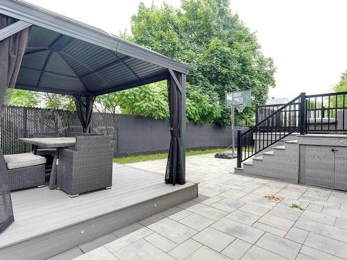 Backyard - 3640 Rue Orléans, Brossard, QC - Outdoor With Deck Patio Veranda With Exterior