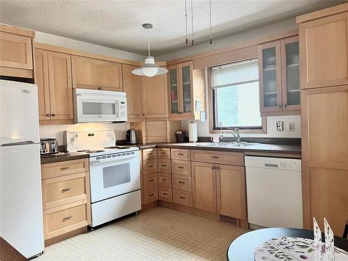 76 High Point Drive, Winnipeg, MB - Indoor Photo Showing Kitchen With Double Sink