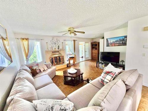 76 High Point Drive, Winnipeg, MB - Indoor Photo Showing Living Room With Fireplace