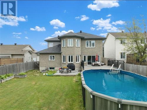 2027 Greenwood Drive, Sudbury, ON - Outdoor With Above Ground Pool With Backyard With Exterior