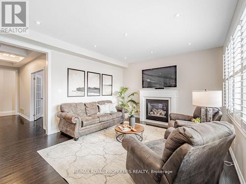 32 Burning Springs Place W, Whitby (Brooklin), ON - Indoor Photo Showing Living Room With Fireplace