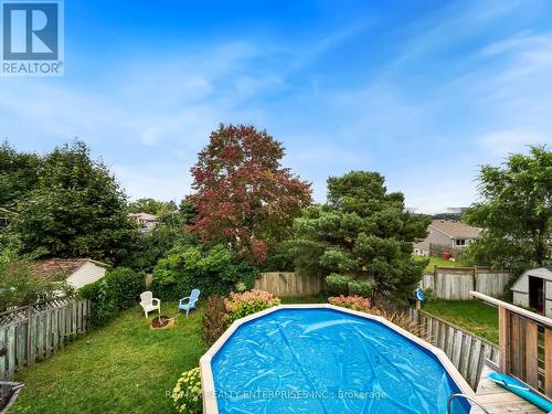 126 Shakespeare Crescent, Barrie (Letitia Heights), ON - Outdoor With Above Ground Pool With Backyard