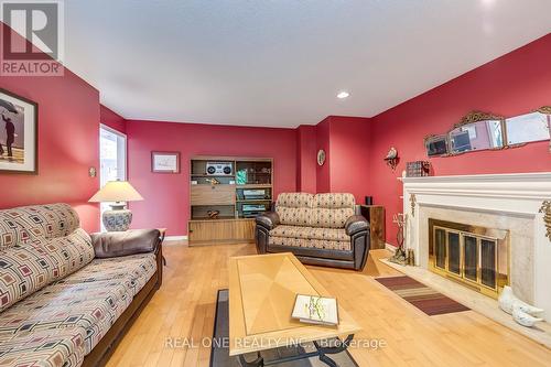 566 Blenheim Crescent, Oakville, ON - Indoor Photo Showing Living Room With Fireplace