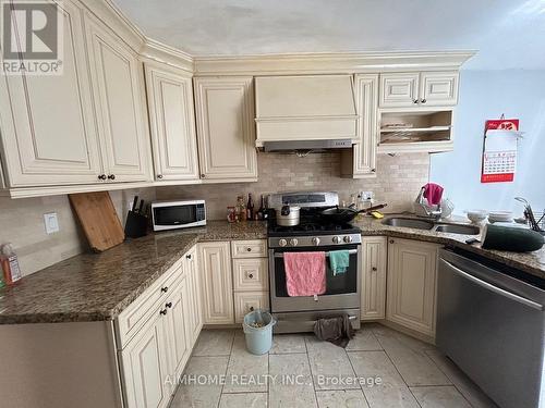 Upper - 7 Adamede Crescent, Toronto (Bayview Woods-Steeles), ON - Indoor Photo Showing Kitchen With Double Sink