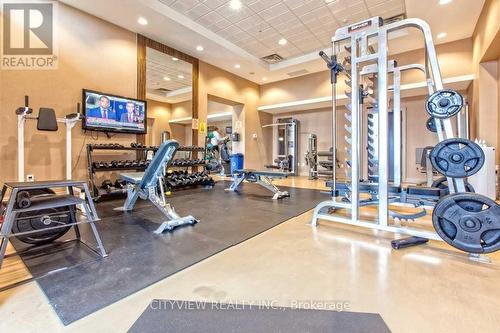 911 - 385 Prince Of Wales Drive, Mississauga (City Centre), ON - Indoor Photo Showing Gym Room