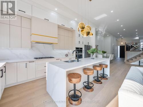 48 Atlee Avenue, Toronto (Birchcliffe-Cliffside), ON - Indoor Photo Showing Kitchen With Upgraded Kitchen