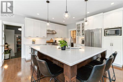 22 Annfield Court, Moncton, NB - Indoor Photo Showing Kitchen With Double Sink With Upgraded Kitchen