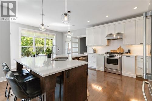 22 Annfield Court, Moncton, NB - Indoor Photo Showing Kitchen With Double Sink With Upgraded Kitchen