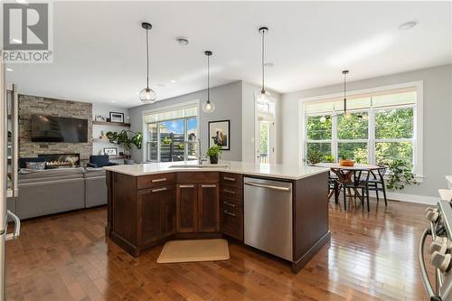 22 Annfield Court, Moncton, NB - Indoor Photo Showing Kitchen With Upgraded Kitchen