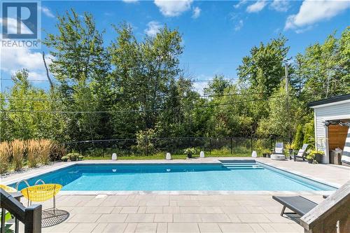 22 Annfield Court, Moncton, NB - Outdoor With In Ground Pool With Backyard