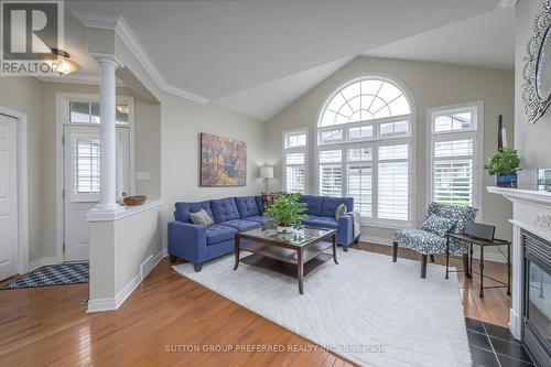 58 - 505 Blue Jay Drive, London, ON - Indoor Photo Showing Living Room With Fireplace