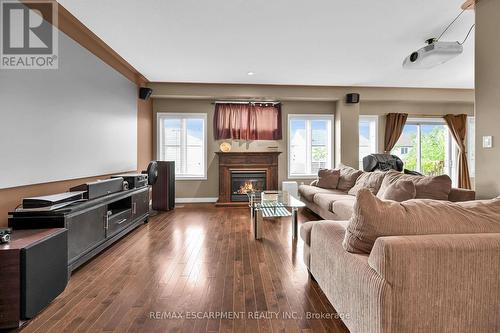 61 Provident Way, Hamilton (Mount Hope), ON - Indoor Photo Showing Living Room With Fireplace