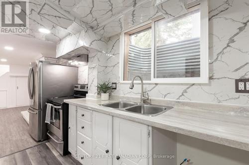 15 Kipling Avenue, London, ON - Indoor Photo Showing Kitchen With Double Sink