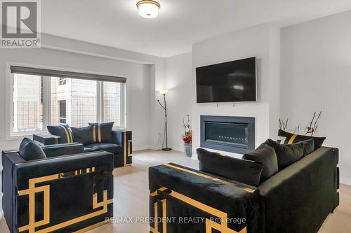 3716 Lakepoint Drive, Orillia, ON - Indoor Photo Showing Living Room With Fireplace