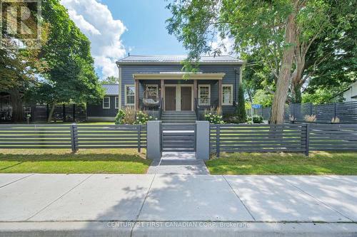 Front of House with new fence - 46277 Sparta Line, Central Elgin (Sparta), ON - Outdoor