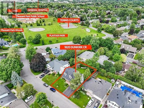 Close to hospitals, schools, parks and more - 1820 Dunkirk Crescent, Ottawa, ON - Outdoor With View