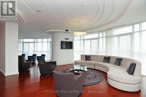 610 - 50 Absolute Avenue, Mississauga, ON - Indoor Photo Showing Living Room