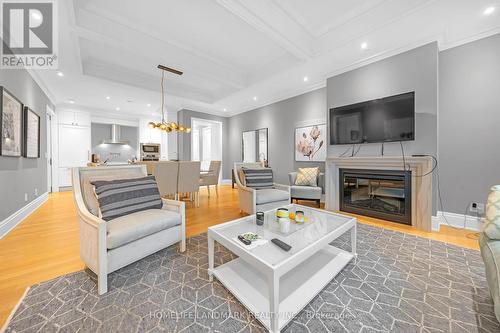 4106 - 311 Bay Street, Toronto (Bay Street Corridor), ON - Indoor Photo Showing Living Room With Fireplace