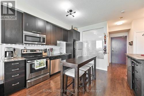 1606 - 1328 Birchmount Road, Toronto (Wexford-Maryvale), ON - Indoor Photo Showing Kitchen With Stainless Steel Kitchen With Upgraded Kitchen