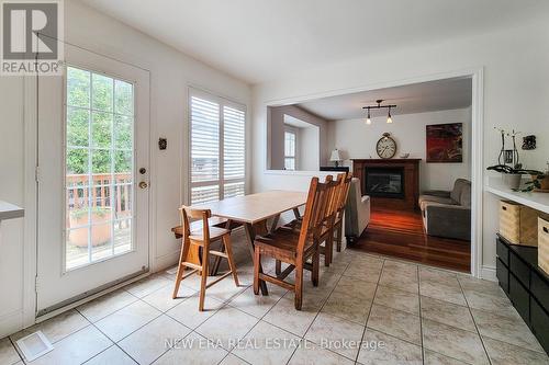 5147 Ravine Crescent, Burlington (Orchard), ON - Indoor Photo Showing Dining Room With Fireplace