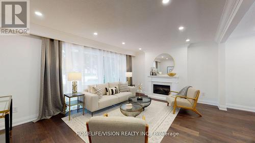 12 Flaremore Crescent, Toronto (Bayview Village), ON - Indoor Photo Showing Living Room With Fireplace