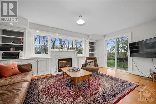 1130 O'Grady Street, Ottawa, ON - Indoor Photo Showing Living Room With Fireplace