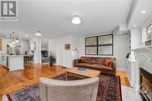 1130 O'Grady Street, Ottawa, ON - Indoor Photo Showing Living Room With Fireplace