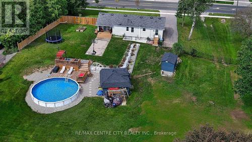 161 Fairview Avenue, St. Thomas, ON - Outdoor With Above Ground Pool