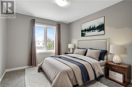 Virtual Staging For reference only - 605 Sundew Drive, Waterloo, ON - Indoor Photo Showing Bedroom