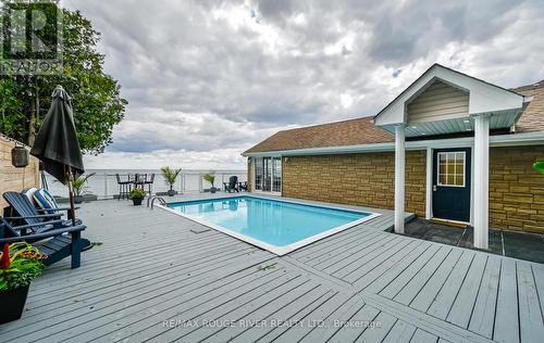 59 Cedar Crest Beach Road, Clarington (Bowmanville), ON - Outdoor With In Ground Pool With Exterior