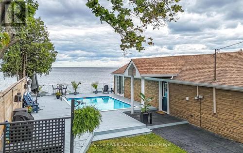 59 Cedar Crest Beach Road, Clarington (Bowmanville), ON - Outdoor With In Ground Pool