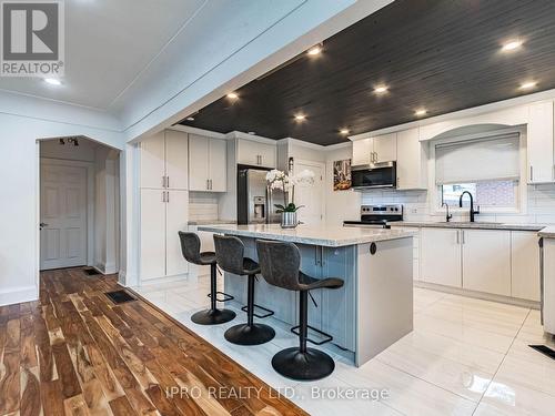 32 Bland Avenue, Hamilton (Stoney Creek), ON - Indoor Photo Showing Kitchen With Upgraded Kitchen