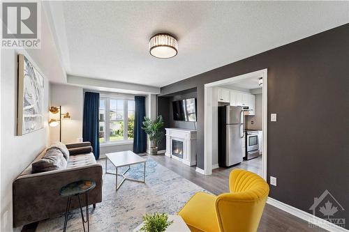 531 Snow Goose Street, Ottawa, ON - Indoor Photo Showing Living Room With Fireplace