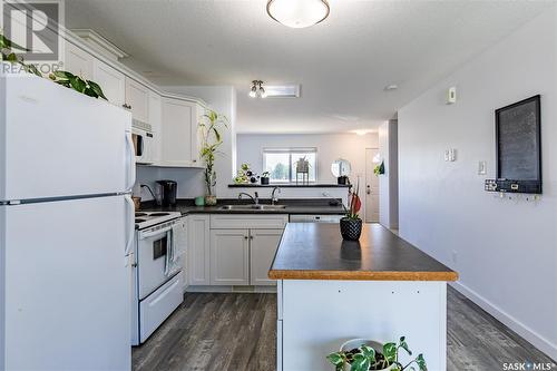 303 851 Chester Road, Moose Jaw, SK - Indoor Photo Showing Kitchen With Double Sink