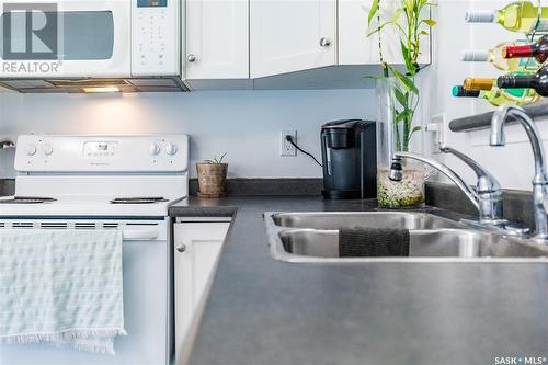 303 851 Chester Road, Moose Jaw, SK - Indoor Photo Showing Kitchen With Double Sink