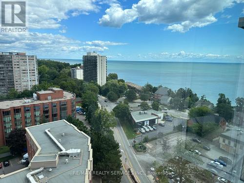 1302 - 370 Martha Street, Burlington (Brant), ON - Outdoor With Body Of Water With View