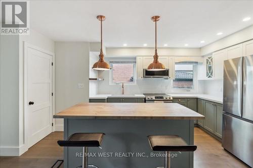 42 Lockerbie Avenue, Toronto (Humberlea-Pelmo Park), ON - Indoor Photo Showing Kitchen With Upgraded Kitchen